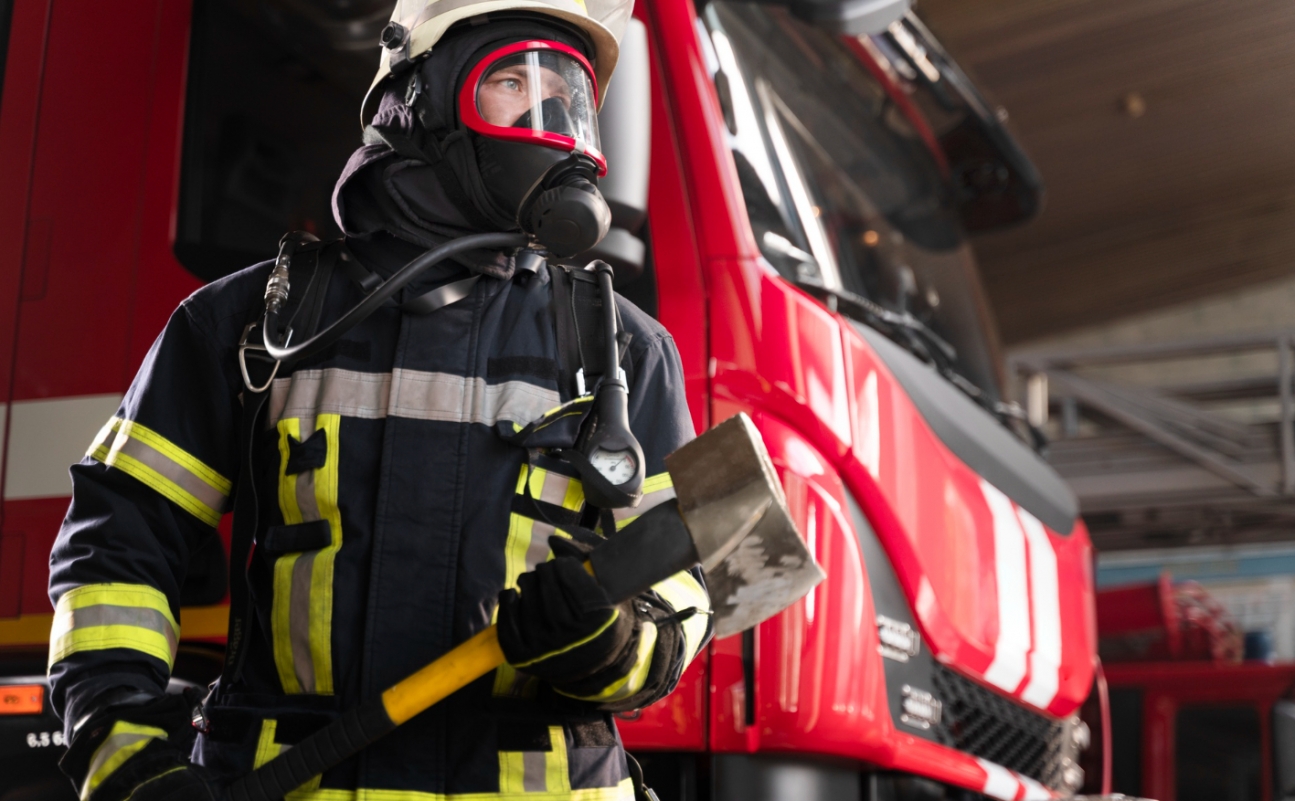 Akcja gaszenia pożaru na terenach rolnych w Grodzisku – udział pięciu zastępów straży pożarnej