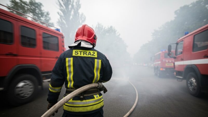Umorzenie śledztwa w sprawie pożaru liceum w Grodzisku Mazowieckim: przyczyny ujawnione