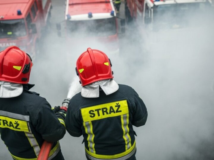 Wypalanie trawy w Henryszewie wywołało groźny pożar – strażacy w akcji!