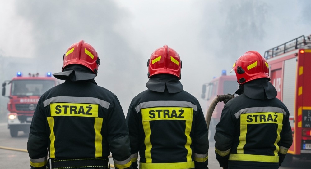 Pożar poddasza w Starych Budach: strażacy w akcji bez poszkodowanych
