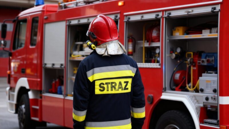 Nowe życie pomieszczenia socjalnego w OSP Skuły dla strażaków