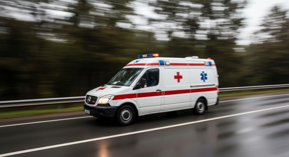 Wypadek wiatrakowca w Baranowie: straż pożarna gasi ogień i ratuje poszkodowanych