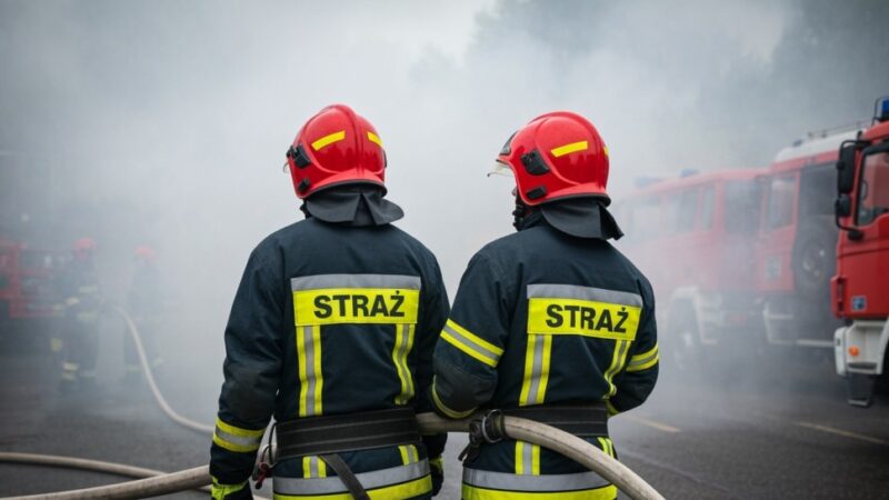 Pożar w zakładzie odpadów w Mszczonowie: akcja ratunkowa zakończona