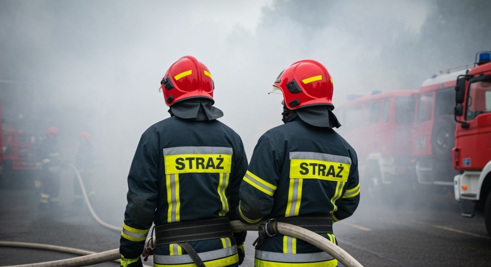Pożar w zakładzie odpadów w Mszczonowie: akcja ratunkowa zakończona
